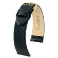 thumbnail image 2 of Hirsch Lizard Leather Watch Strap - Black - L - 14mm - Gold Buckle - Lizard Leather Band, 2 of 10