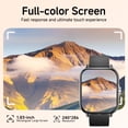 thumbnail image 5 of FITORA Bluetooth 5.4 Smartwatch with 1.83" Large Display for Android iPhone, Answer/Make Call/Message/ Music Playback, 100+ Sports Modes, Activity Fitness Tracker, Men Women Perfect Gift,Pink, 5 of 9