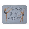 thumbnail image 1 of Carolines Treasures BB5381RUG Dancing is My Passion Machine Washable Memory Foam Mat, 1 of 4