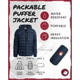 thumbnail image 2 of CANADA WEATHER GEAR Boys' Puffer Jacket - Lightweight Nylon Packable Winter Coat for Boys (10-20), 2 of 6