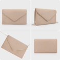 thumbnail image 7 of ZHUYING Women's Velvet Clutch Purse Removable Shoulder Bag Elegant Evening Handbag, 7 of 7