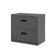 thumbnail image 3 of Hirsh 30 inch Wide 2 Drawer Lateral File Cabinet for Home or Office, Charcoal, 3 of 5