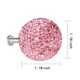 thumbnail image 4 of Mistaha Bling Crystal Ball-shaped Pulls Handle Rhinestone Diamond Handles for Cabinet Drawer Wardrobe, 4 of 8
