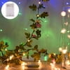 Willstar 2.2M 20LED Fairy String Lights Artificial Rose Ivy Garland Copper String Lights Perfect Wedding Decorations Home Garden Party Parasol Wedding US