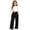 xe4 Black, variant on Sweatpants for Teen Girls Y2K Girls Wide Leg Pants High Rise Loose Fit Elastic Waist Drawstring Button Detail Solid Casual for School Travel