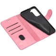 thumbnail image 4 of Embossed Pattern Wallet Case for iPhone 14 Pro Max, Flip Luxury PU Leather Case with Card Holder Wrist Hand Strap, Full Body Shockproof Protection Stand Folio Cover for iPhone 14 Pro Max, S5pink, 4 of 11