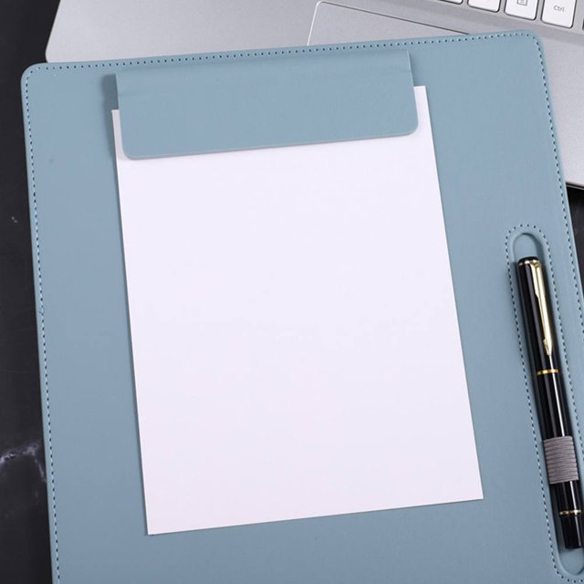 Raindrops 1Ud Clipboard Para A4 En Cartón Resistente Color Azul Para Oficina Y Reuniones