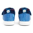 thumbnail image 5 of ikiki Cyber Stomp Squeakerless Toddler Shoes | Blue Circuit Board Pattern, 5 of 9