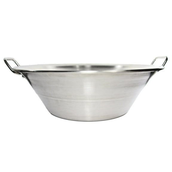 Cazo Stainless Steel Large 17" Widespread Heavy Duty Caso Freir Carnitas Comal