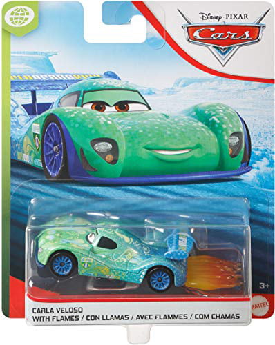 Disney Pixar Cars Carla Veloso With Flames 1 55 Scale Diecast for sale online 