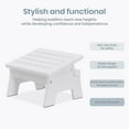 thumbnail image 4 of Dream On Me Ease-Up Adjustable Nursing Footrest In White, 4 of 11