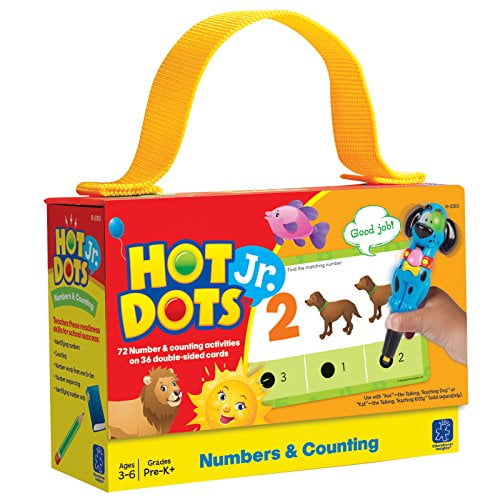 Educational Insights Hot Dots Jr. Cartes - Nombres et Comptage