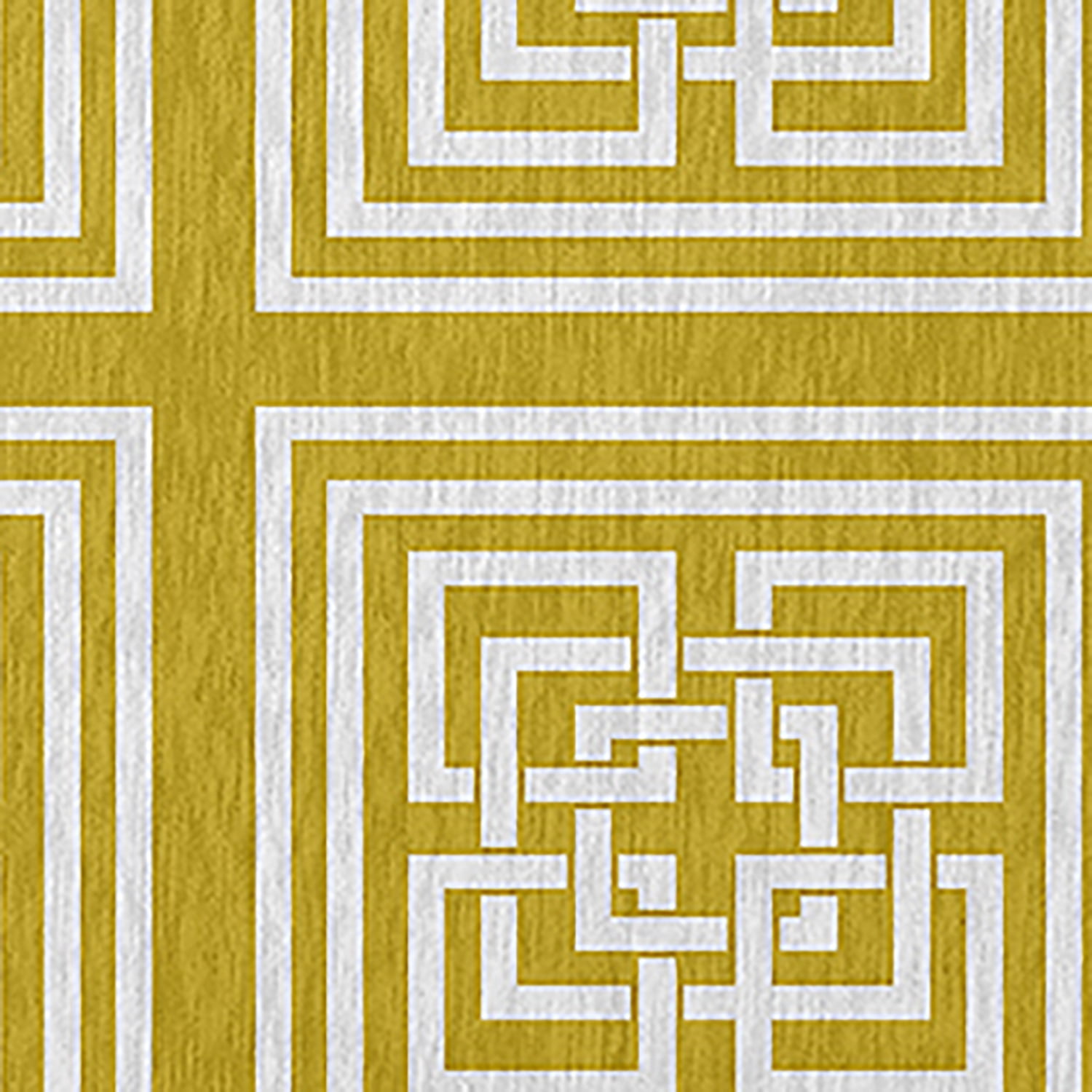 Simply Daisy 2' x 3' Mustard Greek New Key Rug