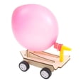 thumbnail image 2 of DIY Balloon Racer Car Building Toy Science Experiment Para Interior Y Exterior Baoblaze Juguetes de educación científica, 2 of 8