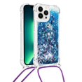 thumbnail image 2 of Funda FOXDOCK para iPhone 15 Pro con Cuerda Ajustable, Brillo Líquido, Protección Antigolpes y Lente – Ideal para Regalo, 2 of 6