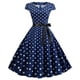thumbnail image 1 of WILLBEST Vestidos Casuales para Mujer Verano Vestido de Fiesta Informal con Estampado de Lunares de Manga Corta para Mujer, Vestido de Fiesta de Noche de Los Años 50, Vestidos de Mujer Mediana​​, 1 of 3