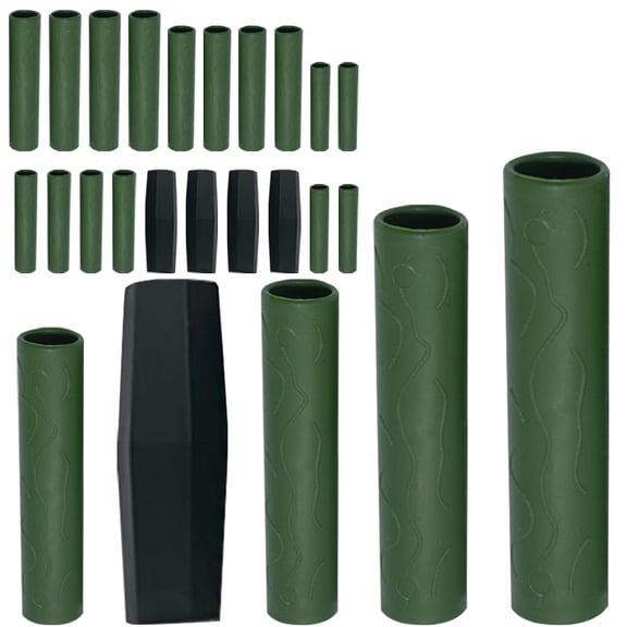 25 Pcs Plant Vine Fixed Tube Plastic Fixed Pipe Garden Stake Connector Gardening Supplies