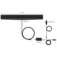 thumbnail image 3 of Rosewill HDTV Antenna, Indoor TV Antenna Range up to 60 Miles with Amplifier Signal Booster, High Performance Coaxial Cable, 4K and ATSC3.0 Ready, RHTA-18002, 3 of 4