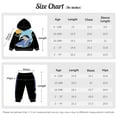 thumbnail image 2 of Jeccie Toddler Baby Boys Clothes Pant Set Long Sleeve Hoodie Tops and Pants Set Spring Sweatsuit,Astronaut - 3-4 Years, 2 of 9