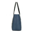 thumbnail image 6 of MKF Collection Dinah Vegan Leather Women's Tote Bag, Classy Shoulder Purse Handbag & Wristlet Wallet 2 pcs by Mia K - Blue, 6 of 10