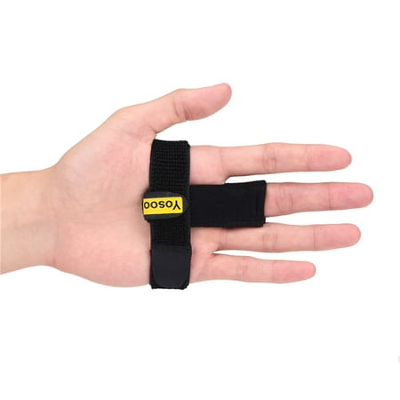Adjustable Finger Joint Adjustable Elastic Finger Brace for Finger Stiffness, Trigger Finger Splint with Aluminum Bar for Clicking & Popping, Pain Relief from Stenosing Tenosynovitis ()