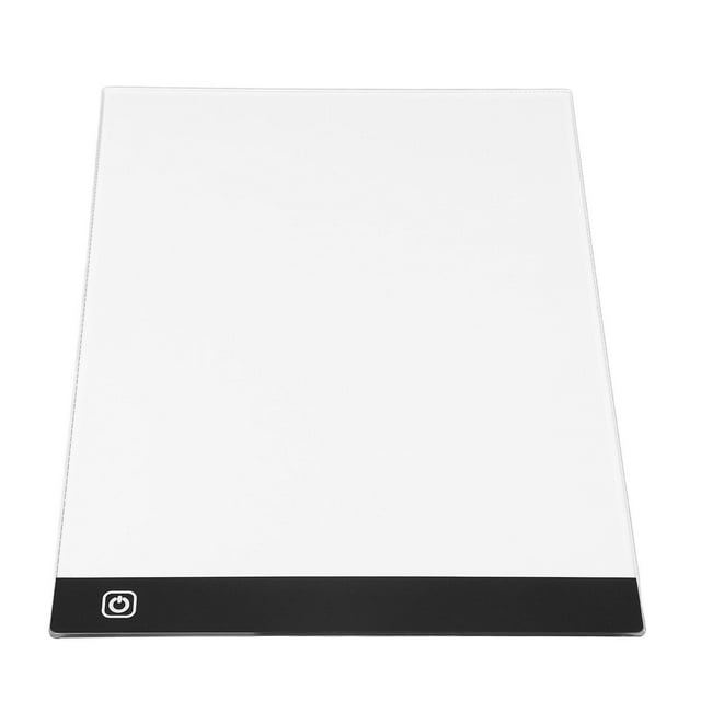 Boîte Lumineuse LED, Contrôle Tactile 3 Niveaux de Luminosité, Pad de Traçage Portable Durable A4 avec Câble USB pour Animation