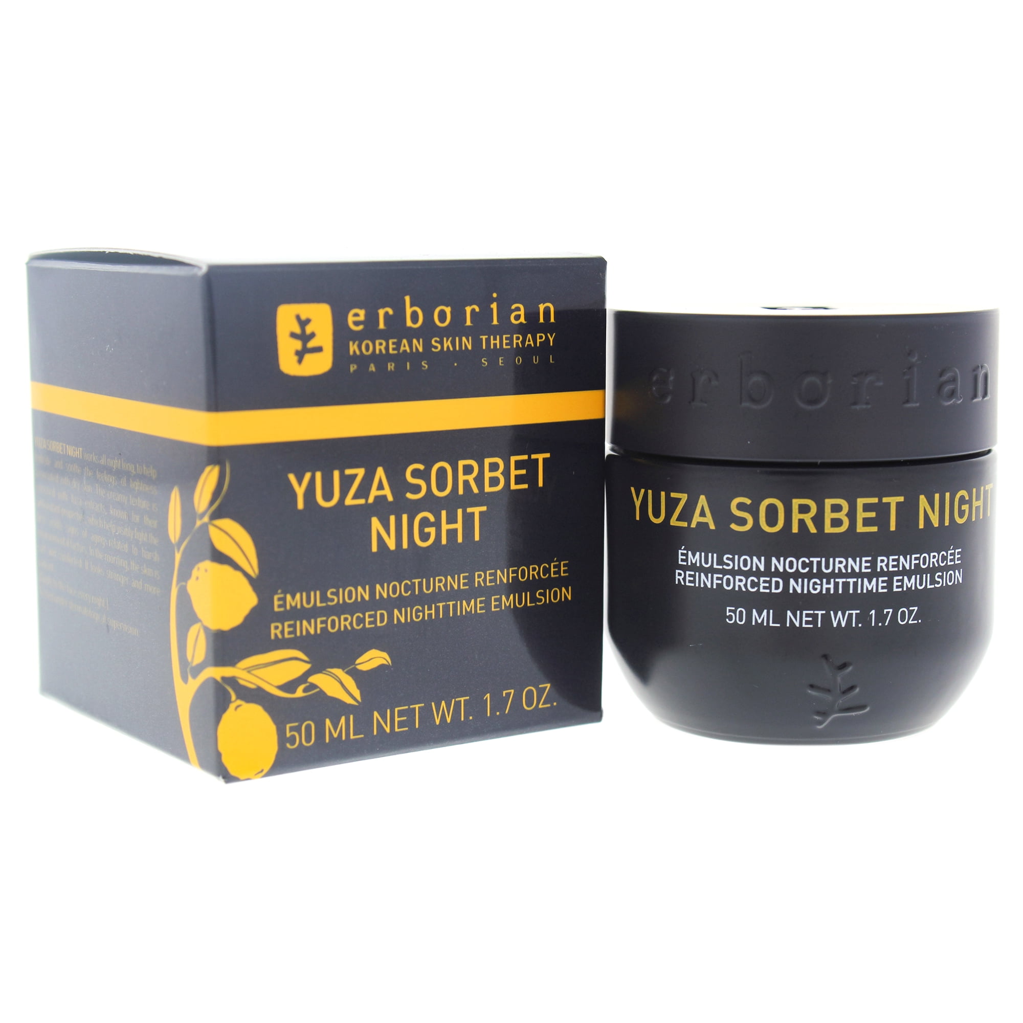Yuza Sorbet Night Reinforced Nighttime Emulsion by Erborian for Women ...