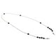 thumbnail image 1 of Lady Girls Beads Cord Chain String Correa Gafas de sol Eyeglass Reader Lanyard Negro jinwen Collar de gafas, 1 of 8