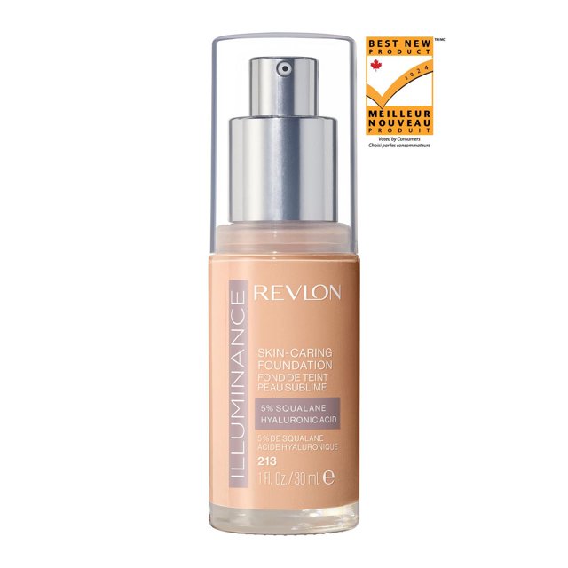 Revlon Illuminance Skin-Caring Liquid Foundation Makeup, Medium Coverage