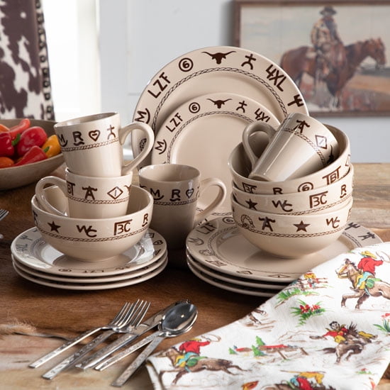 Stoneware Dish Set Brands Gibson Home Color Speckle 12-Piece