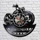 thumbnail image 4 of Vinyl Record Wall Clock Motorcycle Shape Creative Retro Nostalgic Wall Clock, 4 of 5