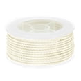 thumbnail image 1 of Unique Bargains Nylon Thread Twine Beading Cord 2mm Extra-Strong Braided Nylon Crafting String 11M/36 Feet, Cream, 1 of 7