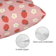 thumbnail image 3 of Kdxio Cotton Pillow Cases 16"x24" Pillowcases,Soft and Breathable Bedroom Pillow Cases-Strawberry, 3 of 8