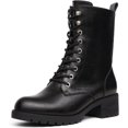 thumbnail image 2 of Botas Dream Paris Para Dama Estilo Combate Casual Botin Negro Talla 24, 2 of 5