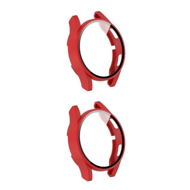 crativent Watches Protector Set Professional Sturdy Covering Component Modified Fitting Watch Case Kit Replacement for Watch 4 Red frame/film 2Set