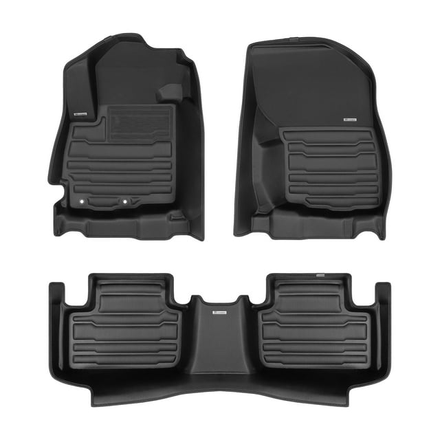TuxMat - For Mitsubishi RVR 2011-2026 Models - Custom Car Mats - Maximum Coverage, All Weather, Laser Measured - This Full Set Includes 1st and 2nd Rows