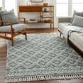 thumbnail image 2 of BoutiqueRugs Sook Bohemian, Transitional Area Rug - White, Gray, Black - 6' x 9', 2 of 4