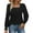 c01Black, variant on JGGSPWM Womens Square Neck Blouses 2025 Fall Fashion Solid Color Long Sleeve Casual Stretchy Fall Winter Pullover Tops Black XXL