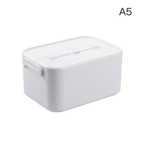 Double Layer Portable Storage Box First Aid Kit Plastic Drug Multi-Functional Medicine Cabinet Family Emergency Kit Box