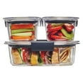 thumbnail image 4 of Rubbermaid® Brilliance® Leak-Proof Food Storage Containers with Airtight Lids, Set of 3 (6 Pieces Total) | BPA-Free & Stain Resistant, 4 of 4