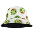 thumbnail image 2 of Watermelon Women Reversible Bucket Hat Summer Travel Lightweight Foldable Beach Outdoor Hat - White, 2 of 3