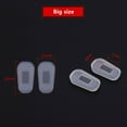 thumbnail image 4 of Nose Pad Covers SlipOn Eyewear Comfort Soft Silicon Large 1pr Clear 18mm, 4 of 5