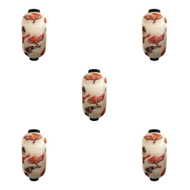 mmirethe Authentic Lzakaya Restaurant Sign Lantern Japanese Bar Decorative Sushi Ramen Decor 25x45cm Style 4 5Set