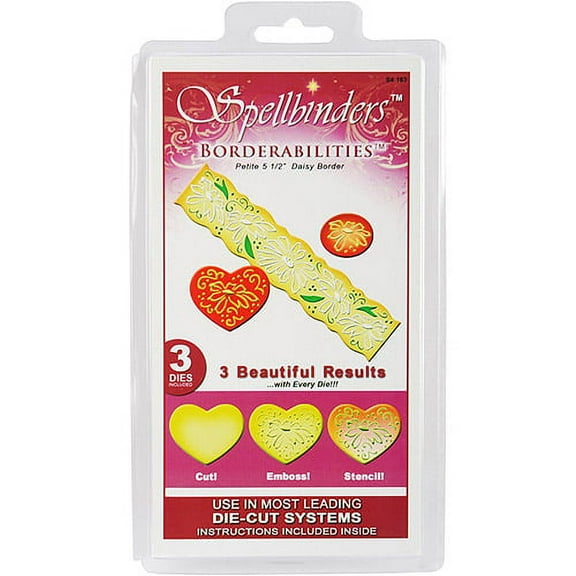 Spellbinders Borderabilities Petite Die, Daisy