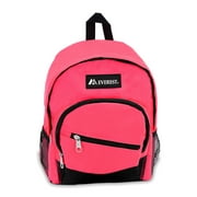 Everest 13" Slant Backpack, Hot Pink All Ages, Unisex 6045S-HPK/BK, Carrier and Shoulder Book Bag for School, Work, Sports, and Travel