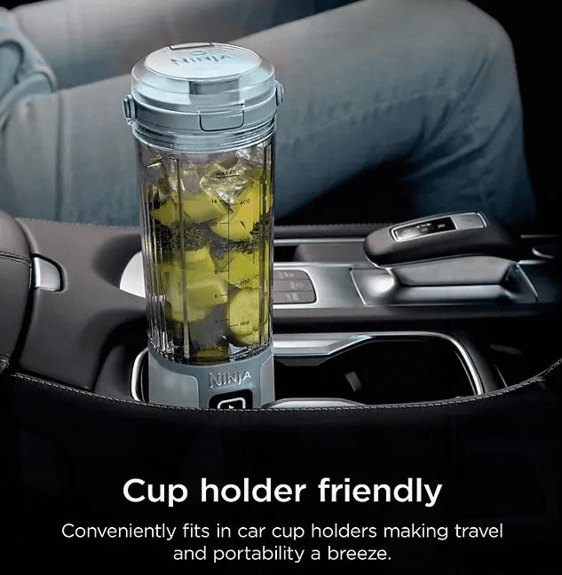 Portable Blender Ninja Blast 18oz. Two LIDS AND VESSELS