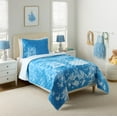 thumbnail image 2 of Princess Cinderella's Castle, Blue, 2 Piece Quilt and Sham Bedding Set, Twin/Full, Disney, 2 of 8