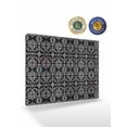 thumbnail image 2 of Black and White Wall Art for Living Room,Canvas Picture Wall Decor for Bathroom Bedroom,Modern Moroccan Geometric Abstract Art Painting Artwork for Office Kitchen Hallway Dining Room Decor 20"x24", 2 of 8