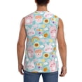 thumbnail image 4 of Fotbe Love You Rabbit Men's Camiseta sin Mangas Estampada para Hombres, Playera Casual para Gimnasio, Entrenamiento, Playa-Large, 4 of 7