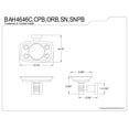 thumbnail image 2 of Kingston Brass Fortress Wall Mount Toothbrush and Tumbler Holder, 2 of 2